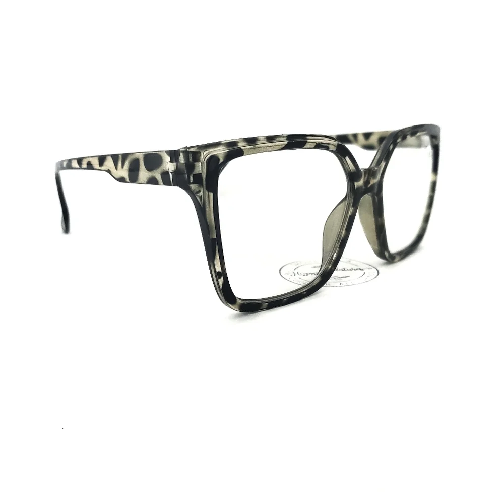 NEW Leopard Oversize Fashion Transitional Reading (1.00) Glasses